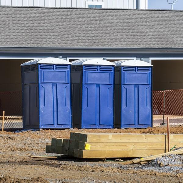 Heavy-duty construction site porta potty in Dunlap, Tennessee